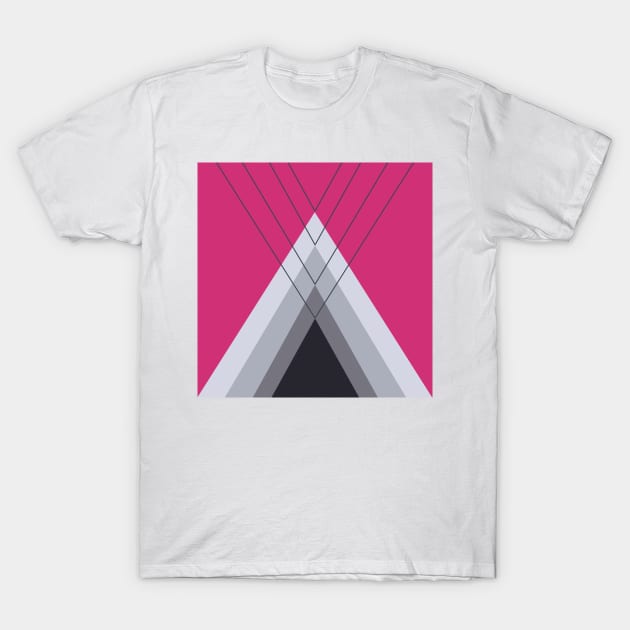 Iglu Pinky Arrow T-Shirt by caligrafica